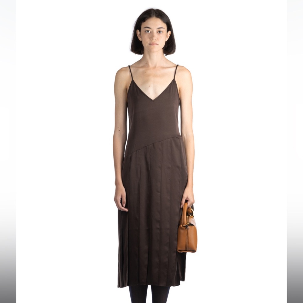 JW ANDERSON Asymmetrical Brown Dress